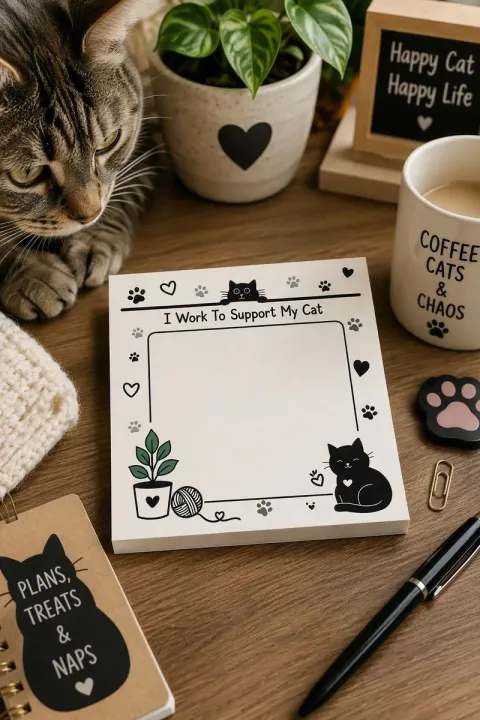 I Work To Support My Cat