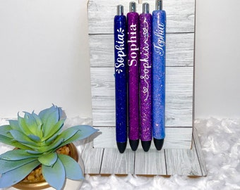 Set of 4 personalized Paper Mate InkJoy refillable
