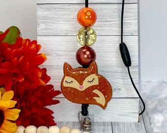 Sleeping Fox Lanyard