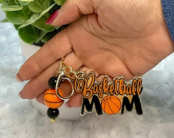 Basketball Mom Keychain