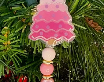 Christmas Tree Badge Reel