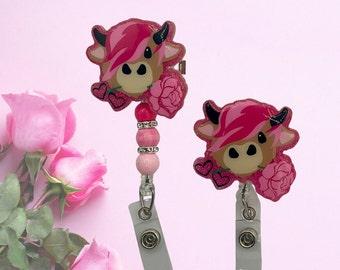 Highland Cow Badge Reel