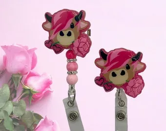 Highland Cow Badge Reel