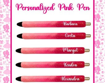 Personalized Pink Pen