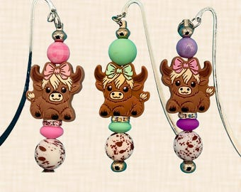Highland Cow Bookmark