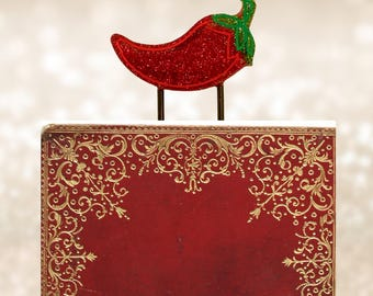 Red Chili Pepper Bookmark for Women
