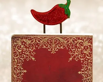 Red Chili Pepper Bookmark for Women