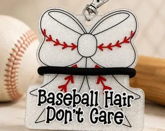 baseball hair tie holder