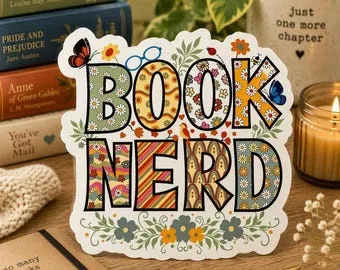 Book Nerd Sticker