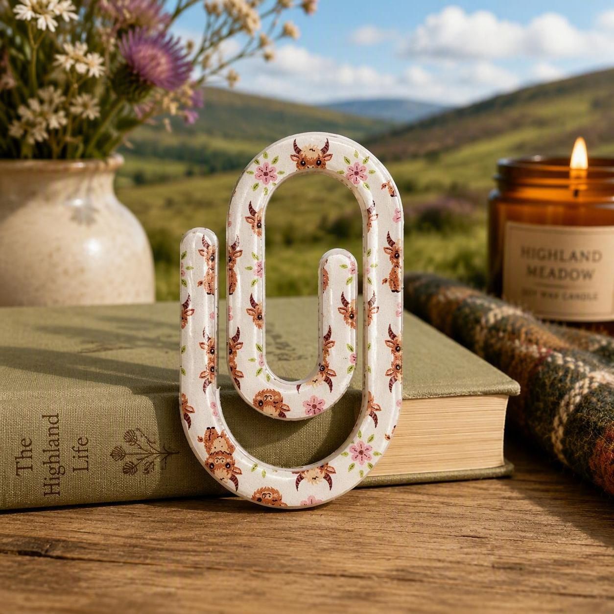 Highland Cow Paperclip
