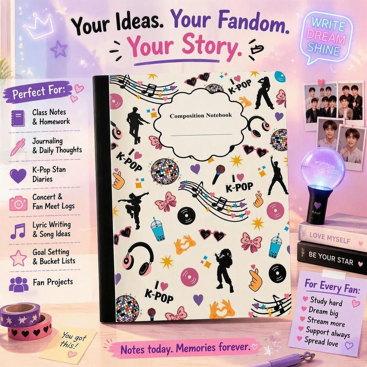 K-Pop Composition Notebook