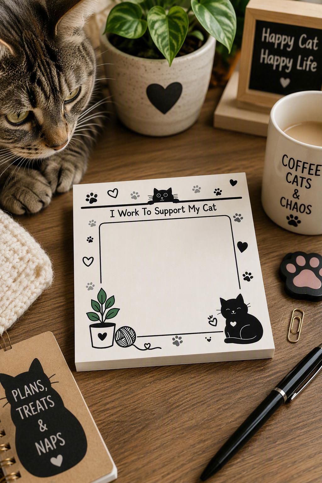 I Work To Support My Cat