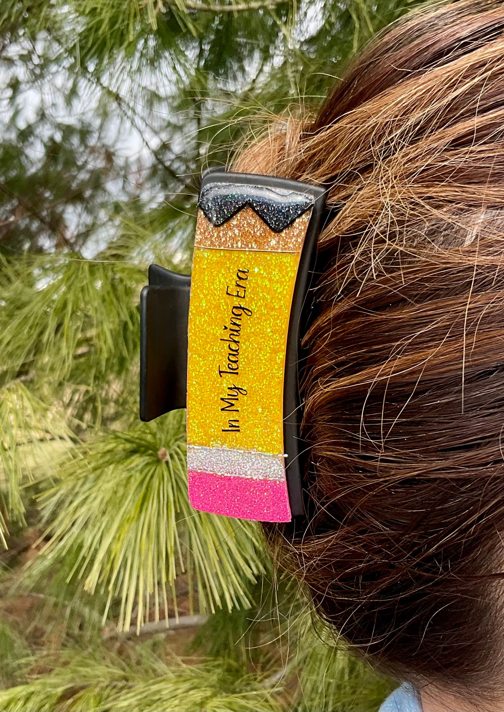 Pencil Hair Claw Clip