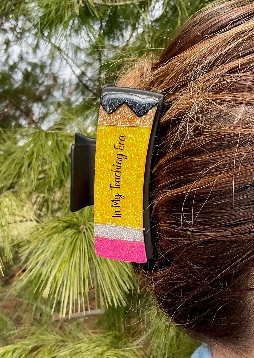 Pencil Hair Claw Clip