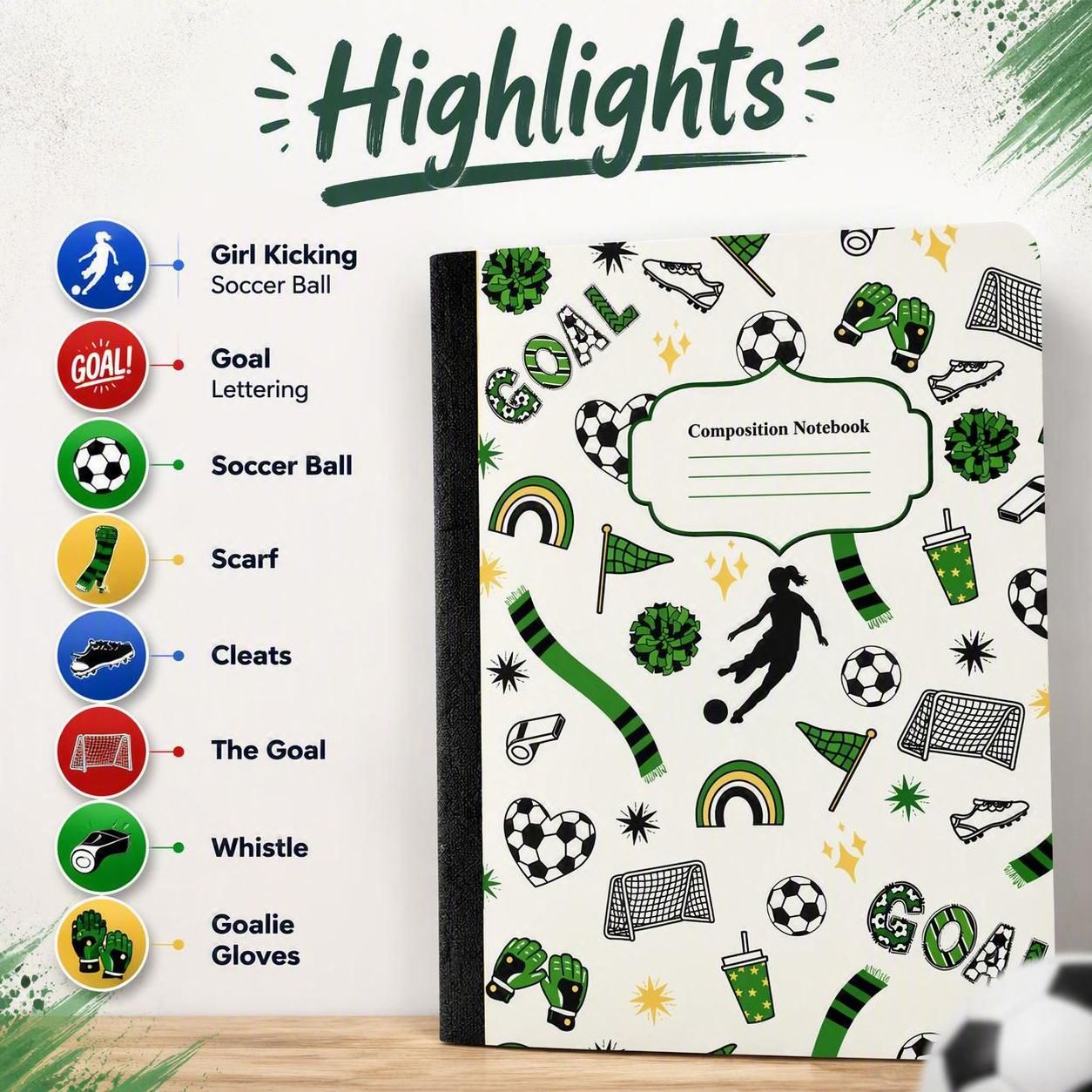 Soccer Composition Notebook