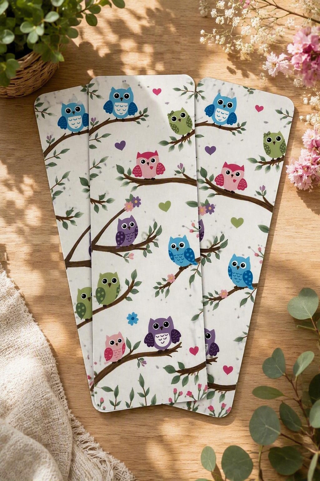 Whimsical Owl Bookmark