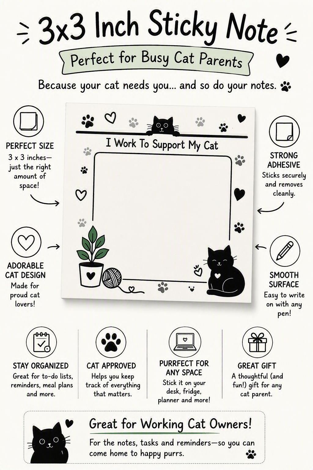 I Work To Support My Cat