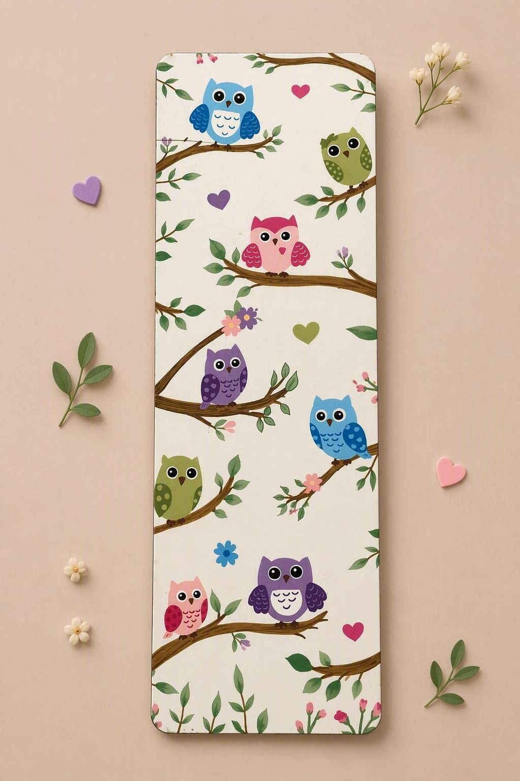Whimsical Owl Bookmark